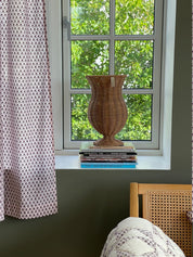 Jou rattan flower vase