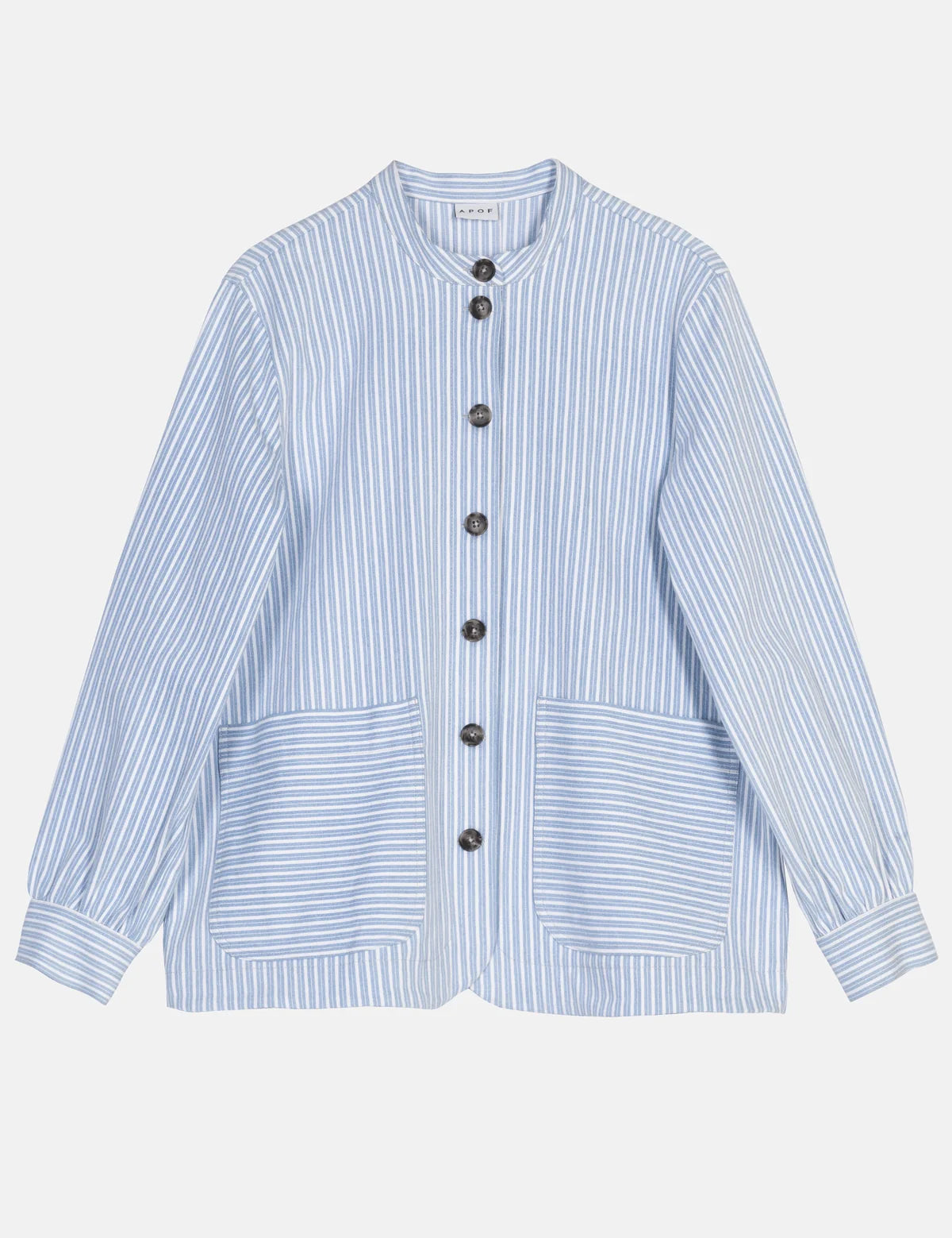 Reidun jacket - milky stripe