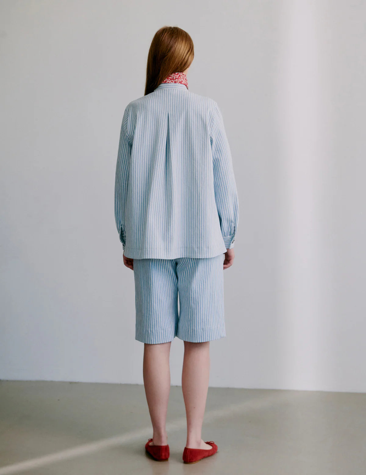 Reidun jacket - milky stripe