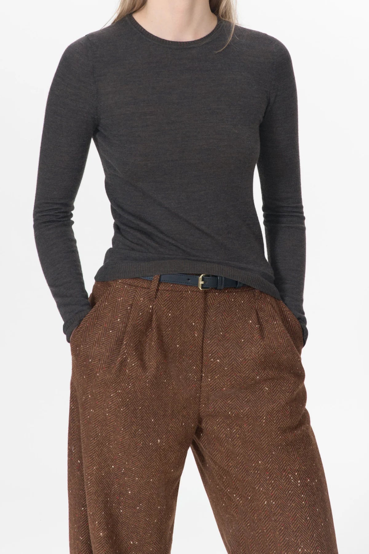 Russel pants - Rust melange