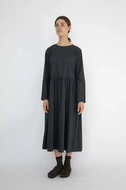 Sabine dress - Black pinstripe