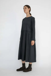 Sabine dress - Black pinstripe