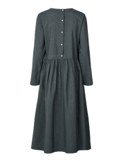 Sabine dress - Black pinstripe
