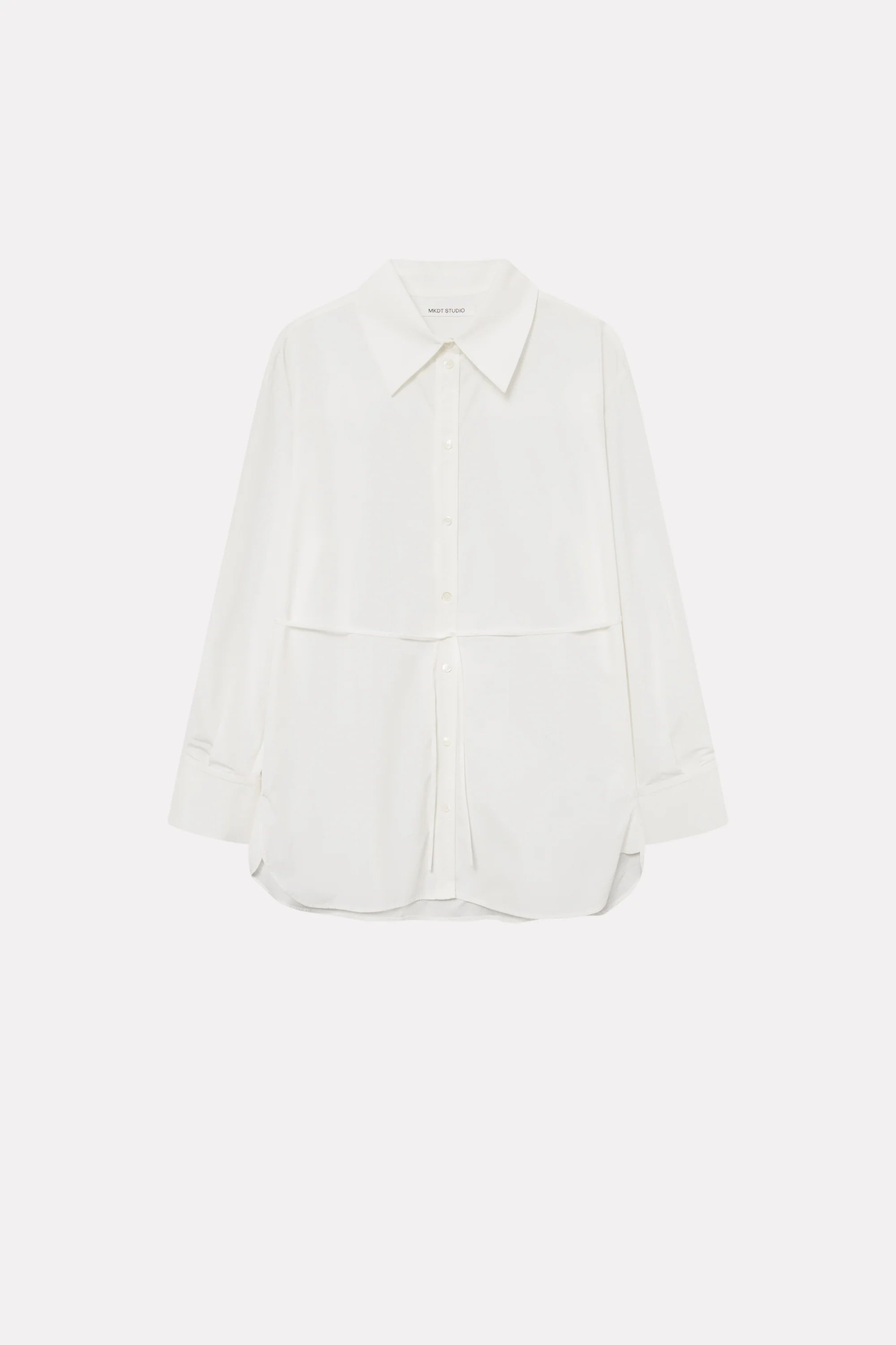 Sebastiana cotton poplin shirt - white