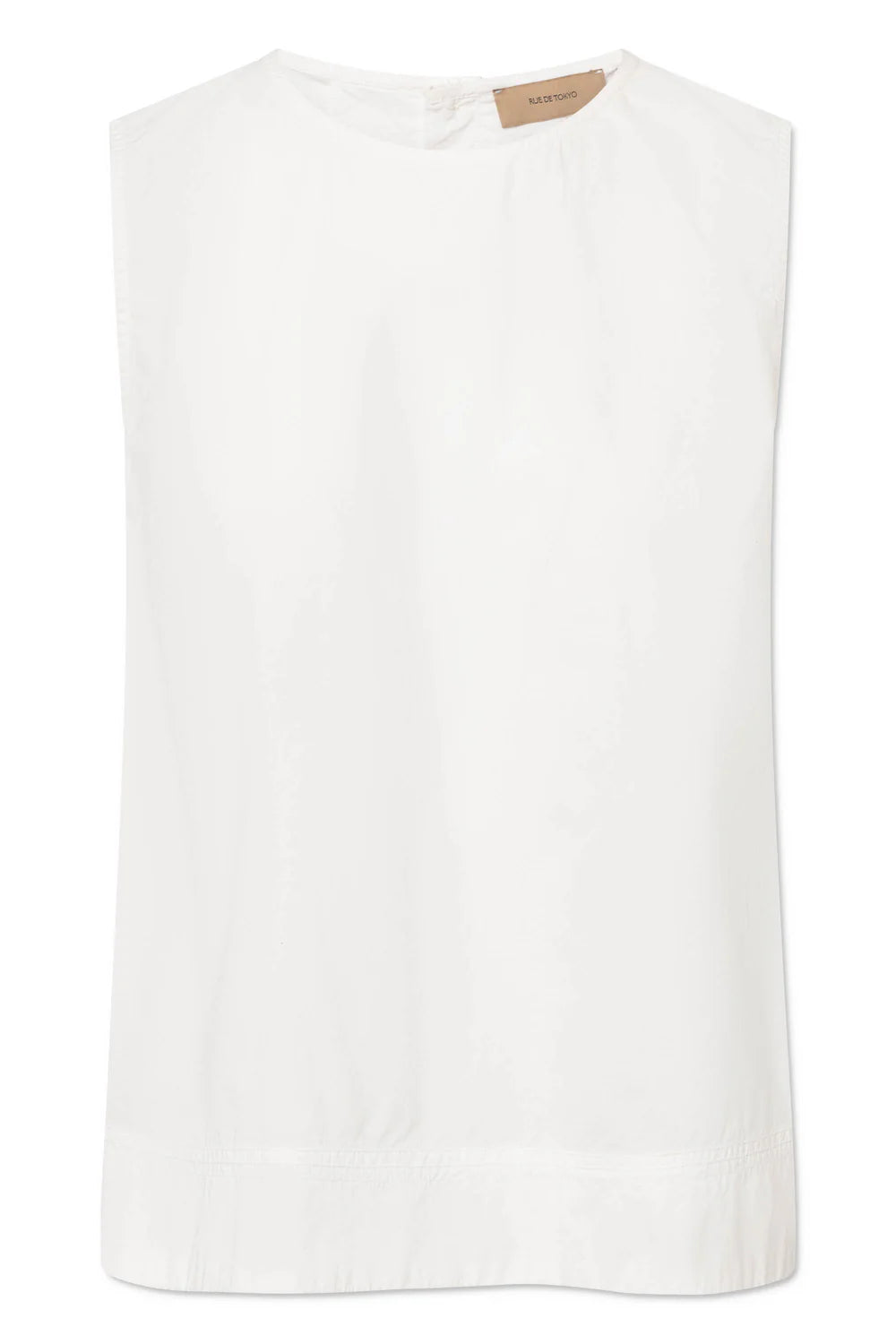 Sharren GMTD poplin top - White