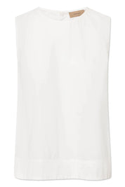 Sharren GMTD poplin top - White