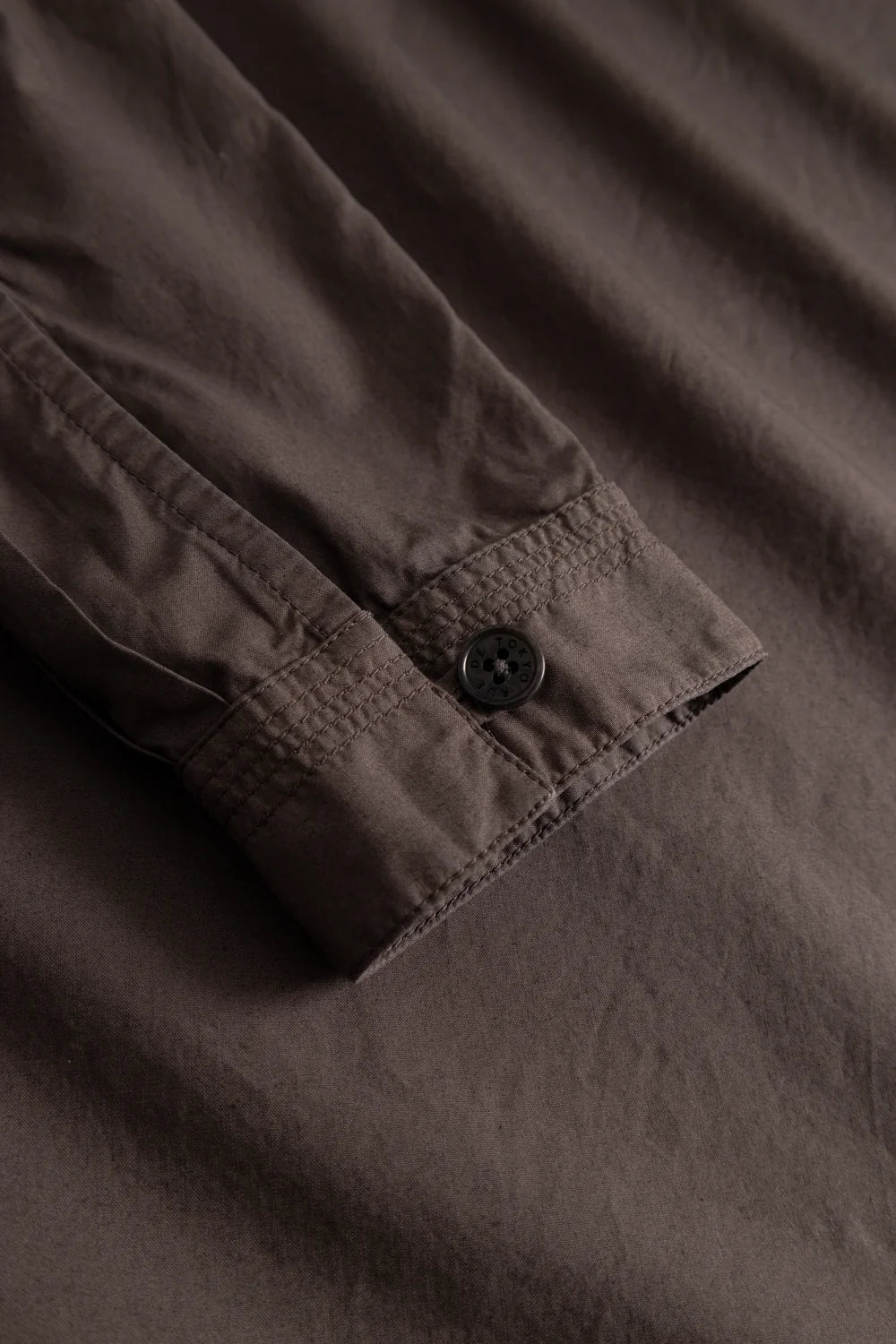 Shelby garment dyed poplin skjorte - Fudge