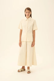 Simona modal poplin - Cream