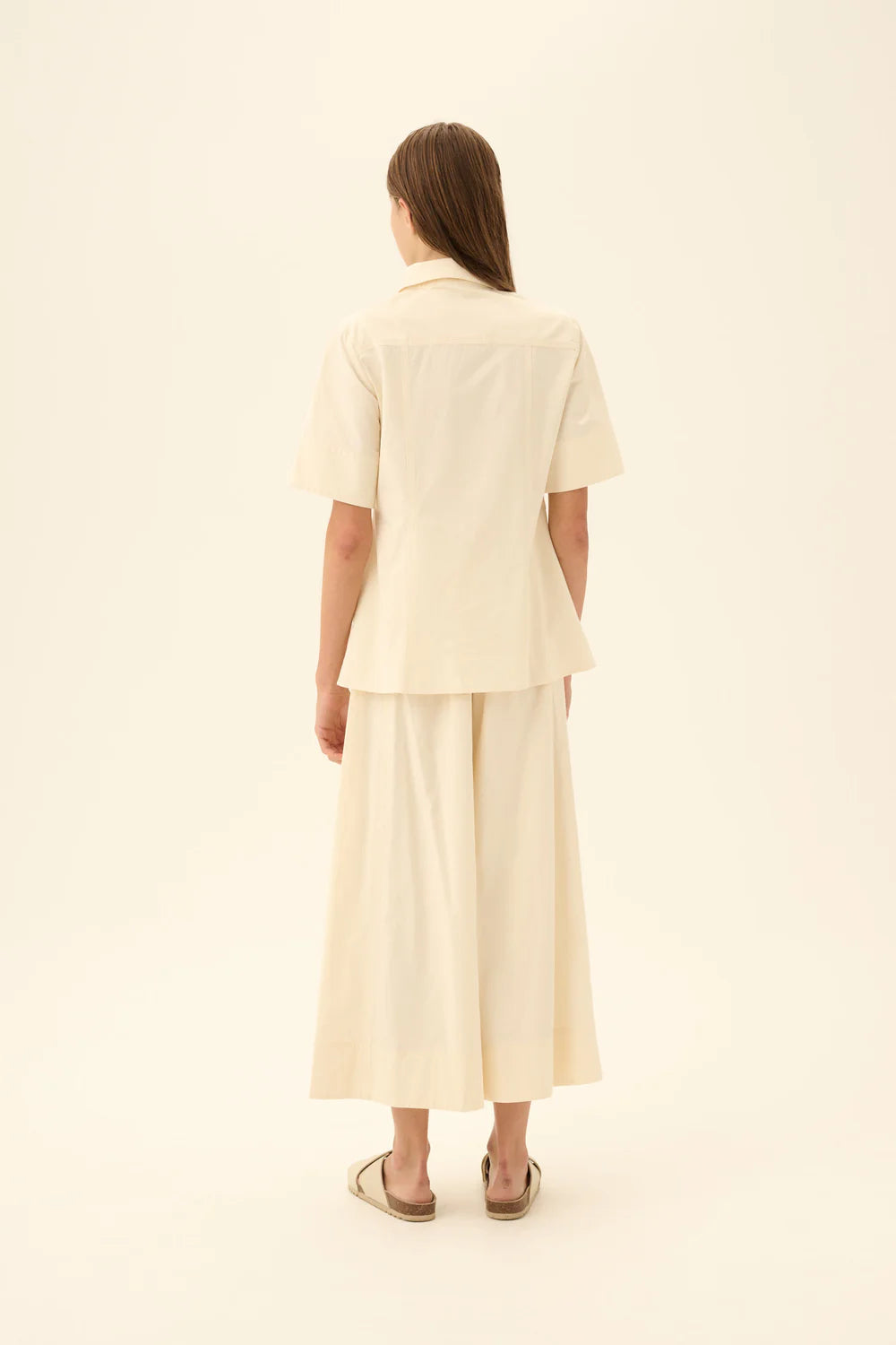 Simona modal poplin - Cream