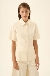 Simona modal poplin - Cream