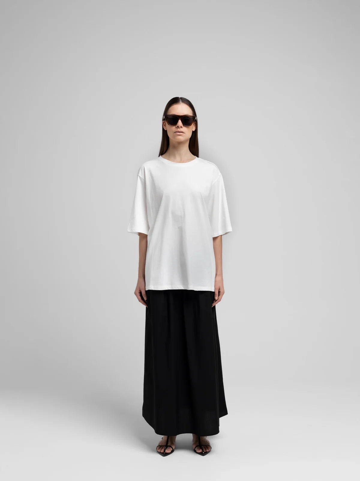 Caro oversized tee - white