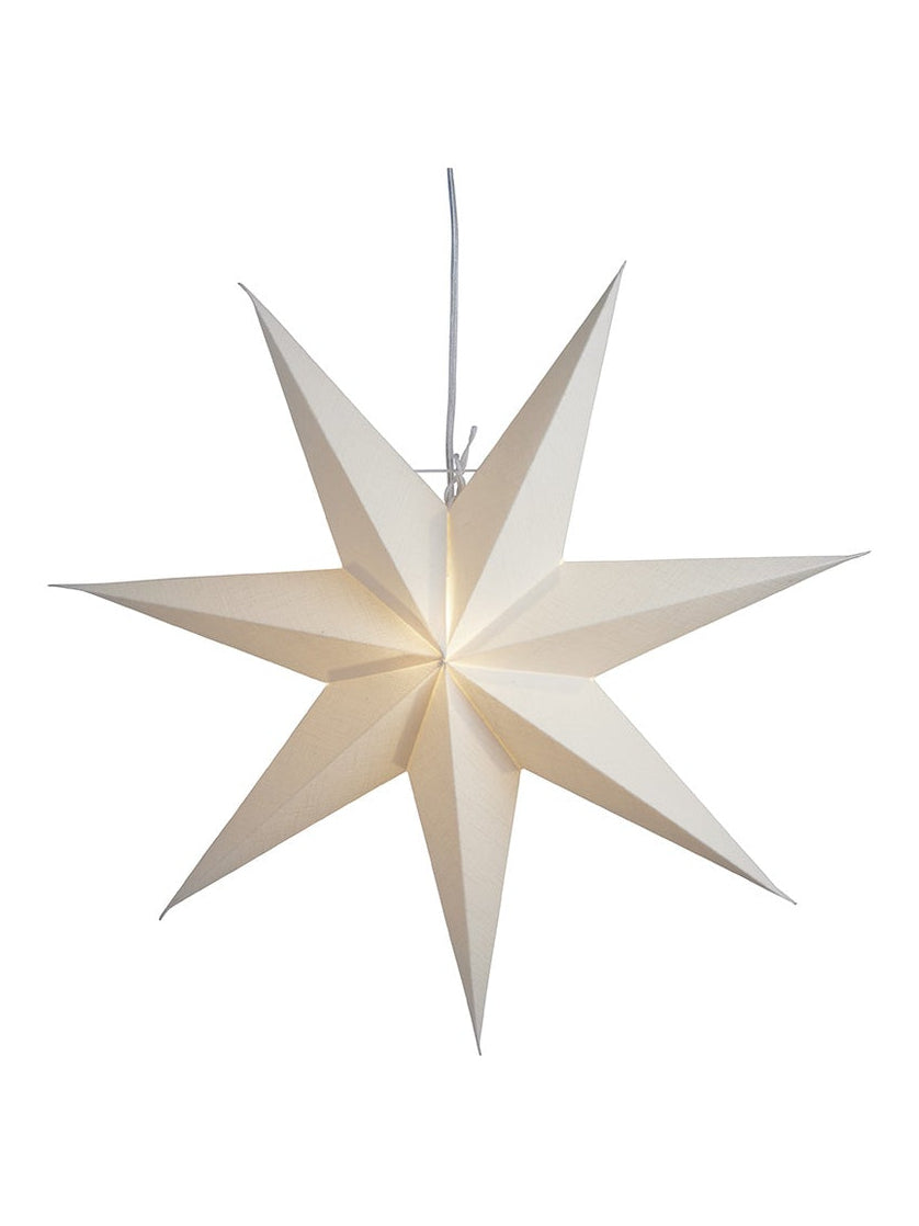 Sally julestjerne 60 cm - Hvid