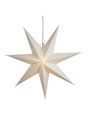 Sally julestjerne 60 cm - Hvid