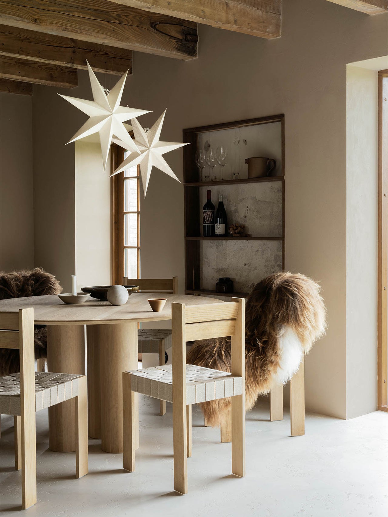 Sally julestjerne 60 cm - Hvid