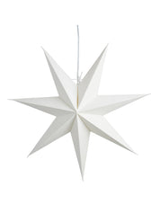 Sally julestjerne 60 cm - Hvid