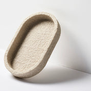 Oval bakke i sandsten