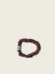 Silke scrunchie - brun