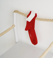 Smooth silk socks - Red