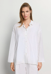 Hanro · Hvid hørskjorte