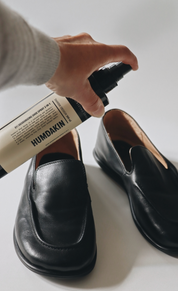 Deodorizing shoe spray 2-in-1
