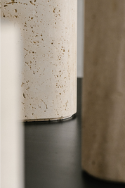 Siv Travertin Vase - Medium