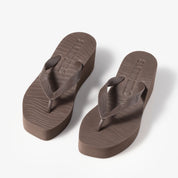 Sleepers · Høj platform klipklapper · Brun
