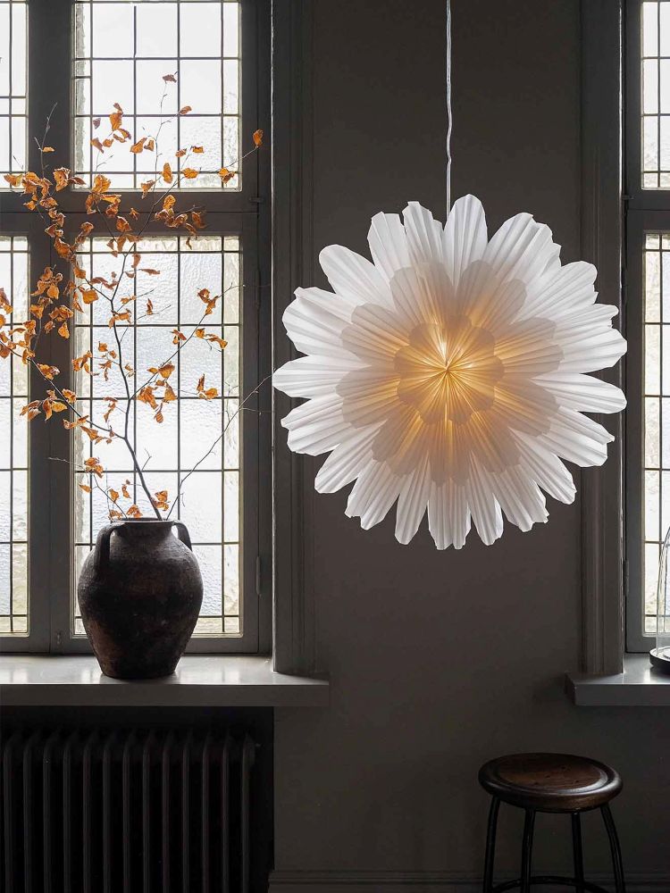 Snöblomma 44cm - hvid