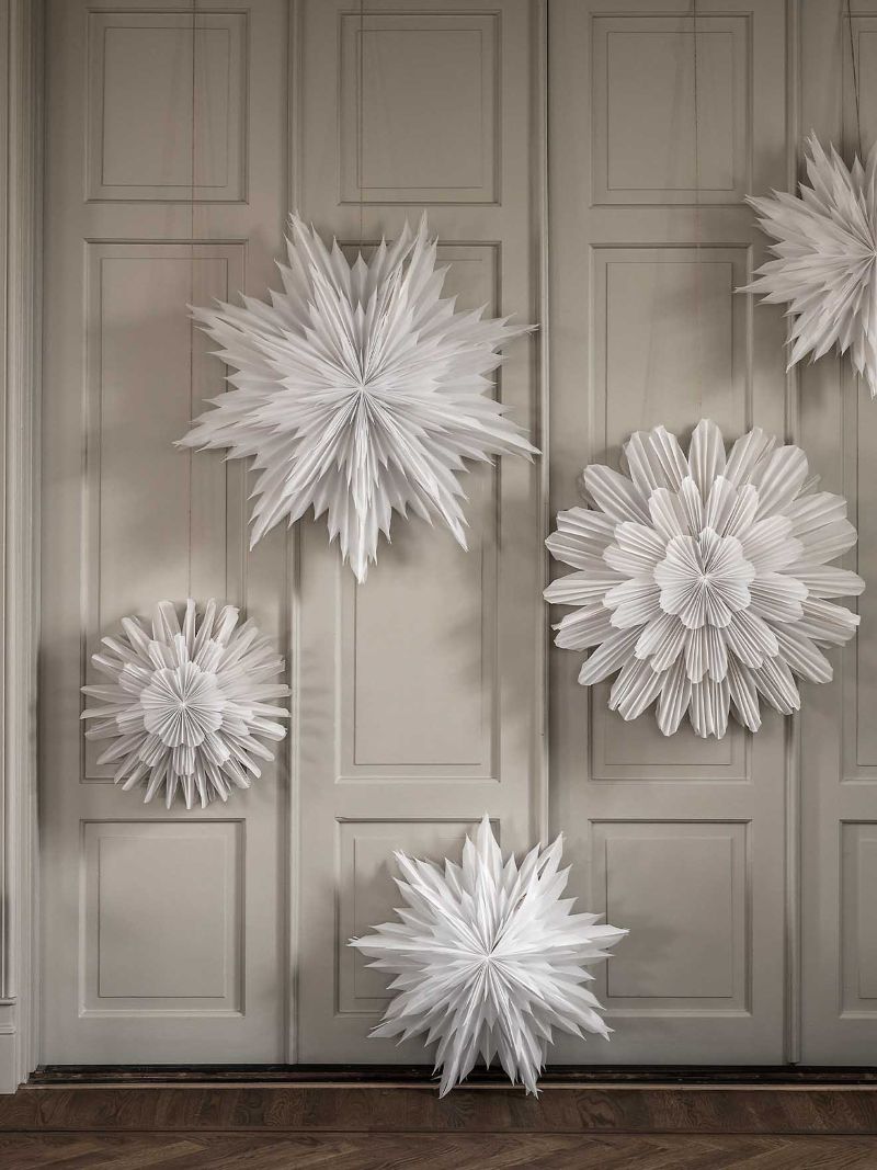 Snöblomma 44cm - hvid