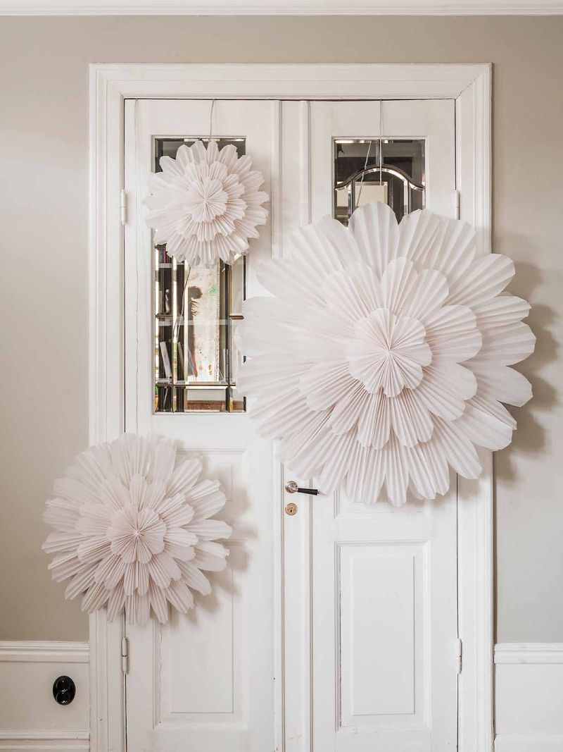 Snöblomma 44cm - hvid