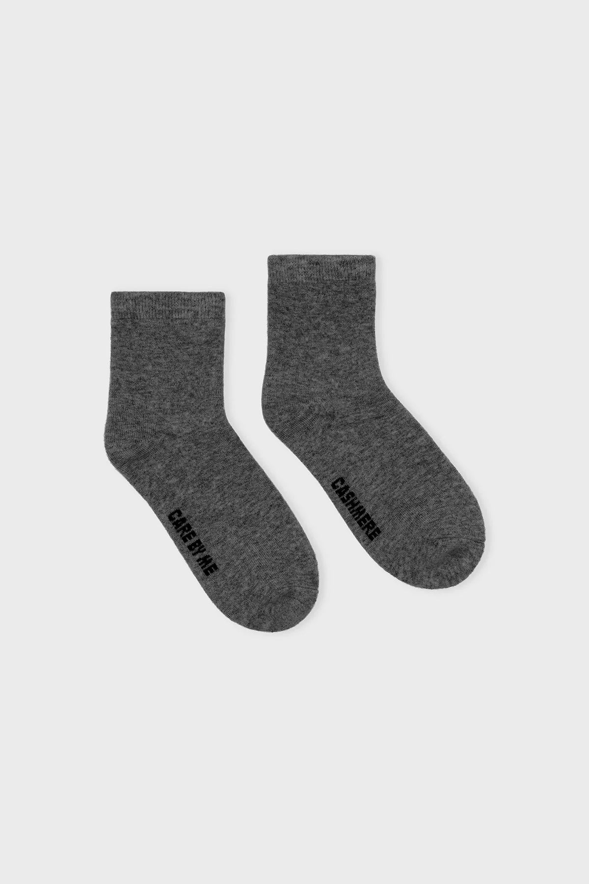 Soft feet cashmere strømper - dark grey