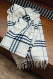 Sonia scarf - White check