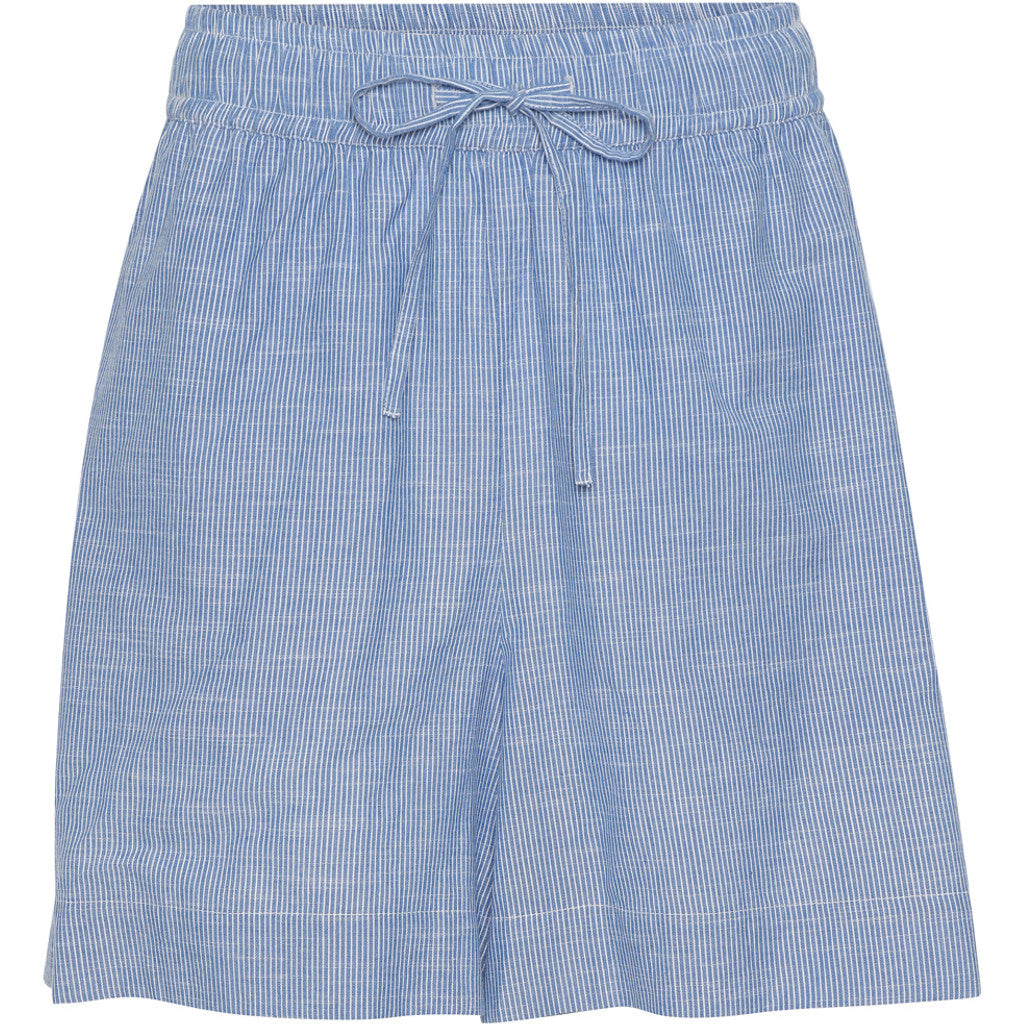 Sydney string shorts - Medium blue stripe