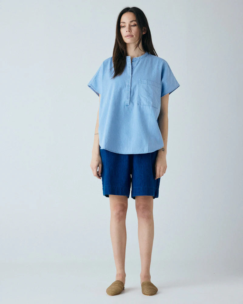 Sydney denim shorts - Clear blue denim