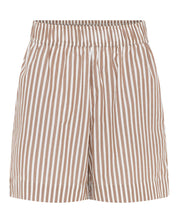 Sydney shorts - Coffee wide stripe