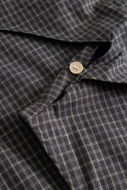 Tash check poplin top