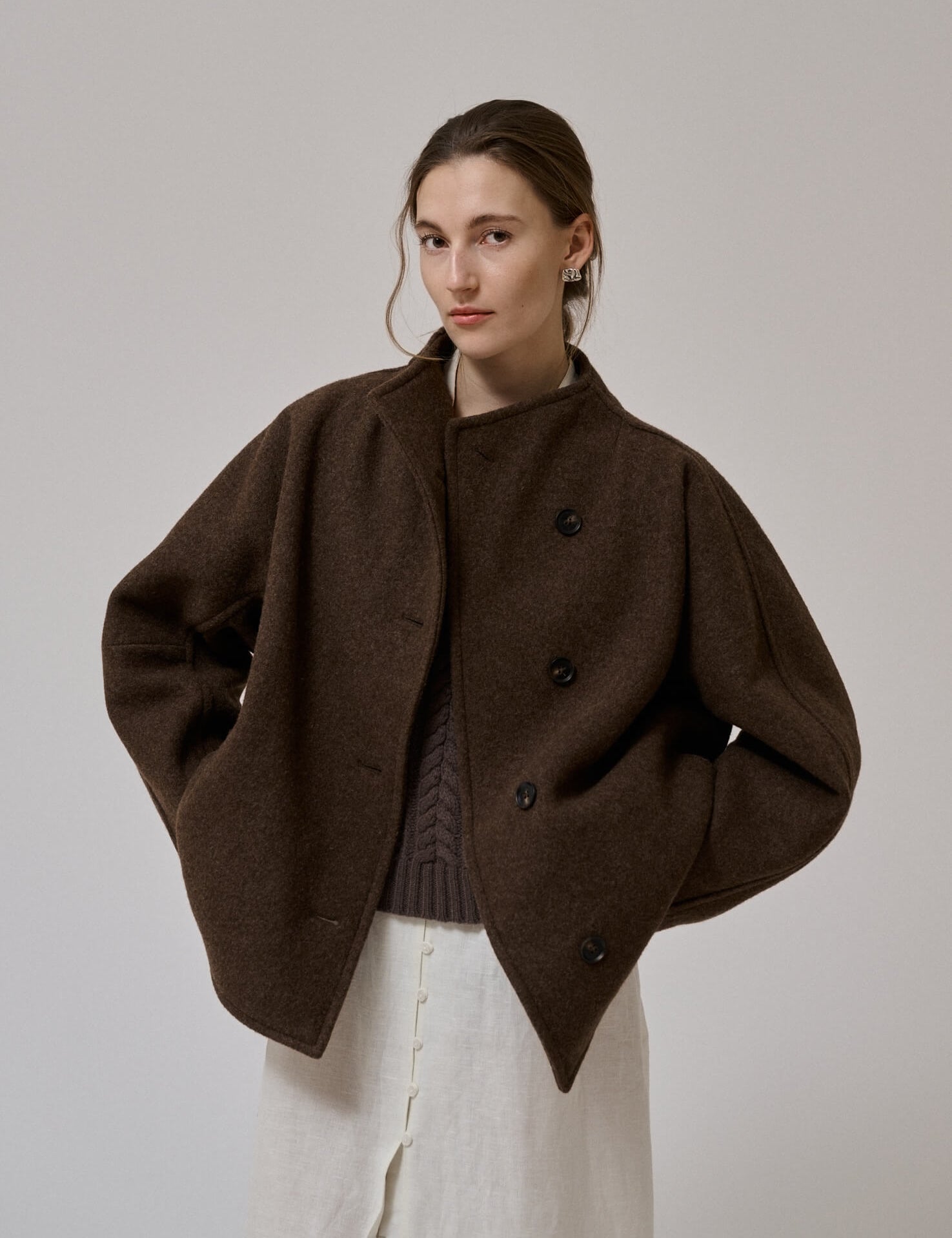 THYME-SHORT-WOOL-COAT-AM11055-BROWN-MELANGE-FRONT-2.jpg