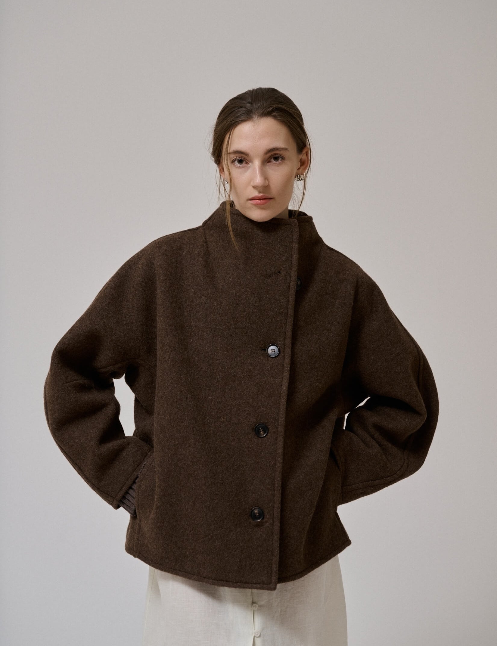 THYME-SHORT-WOOL-COAT-AM11055-BROWN-MELANGE-FRONT-3.jpg