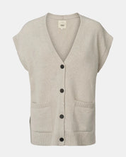 Thea Lambswool vest - Island fossil