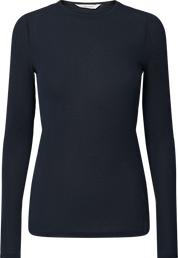 Thyra wool top - Midtnight blue