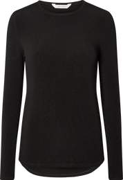 Thyra wool top - black