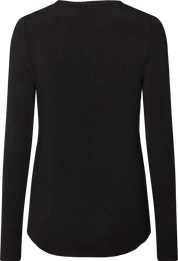 Thyra wool top - black