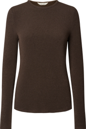 Thyra Wool Top - Mørkebrun