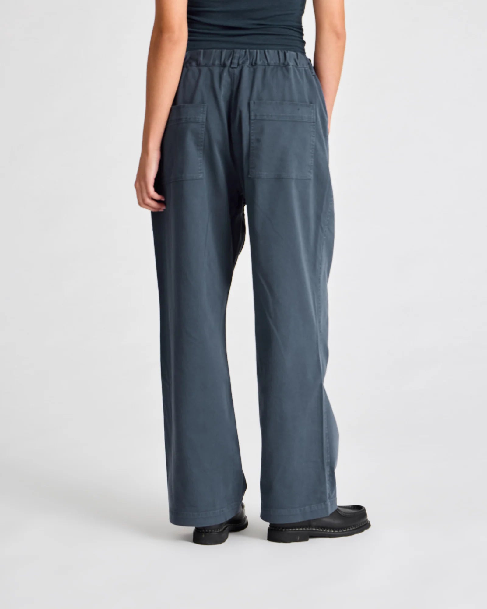 Tinne cotton pants - Denim Blue
