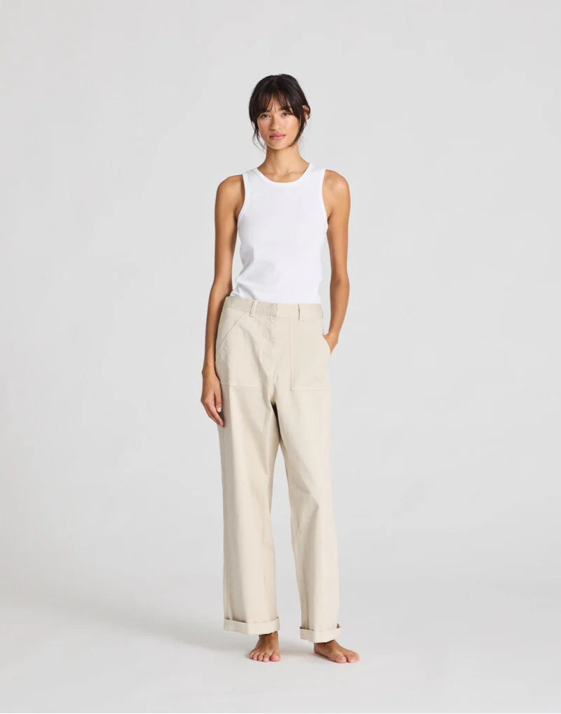 Tinne cotton pants - Ancient Grey