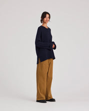 Tinne cotton pants - Tobacco