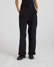 Tinne cotton pants - black
