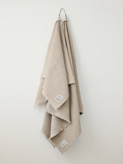 Vaflet badehåndklæde - sand