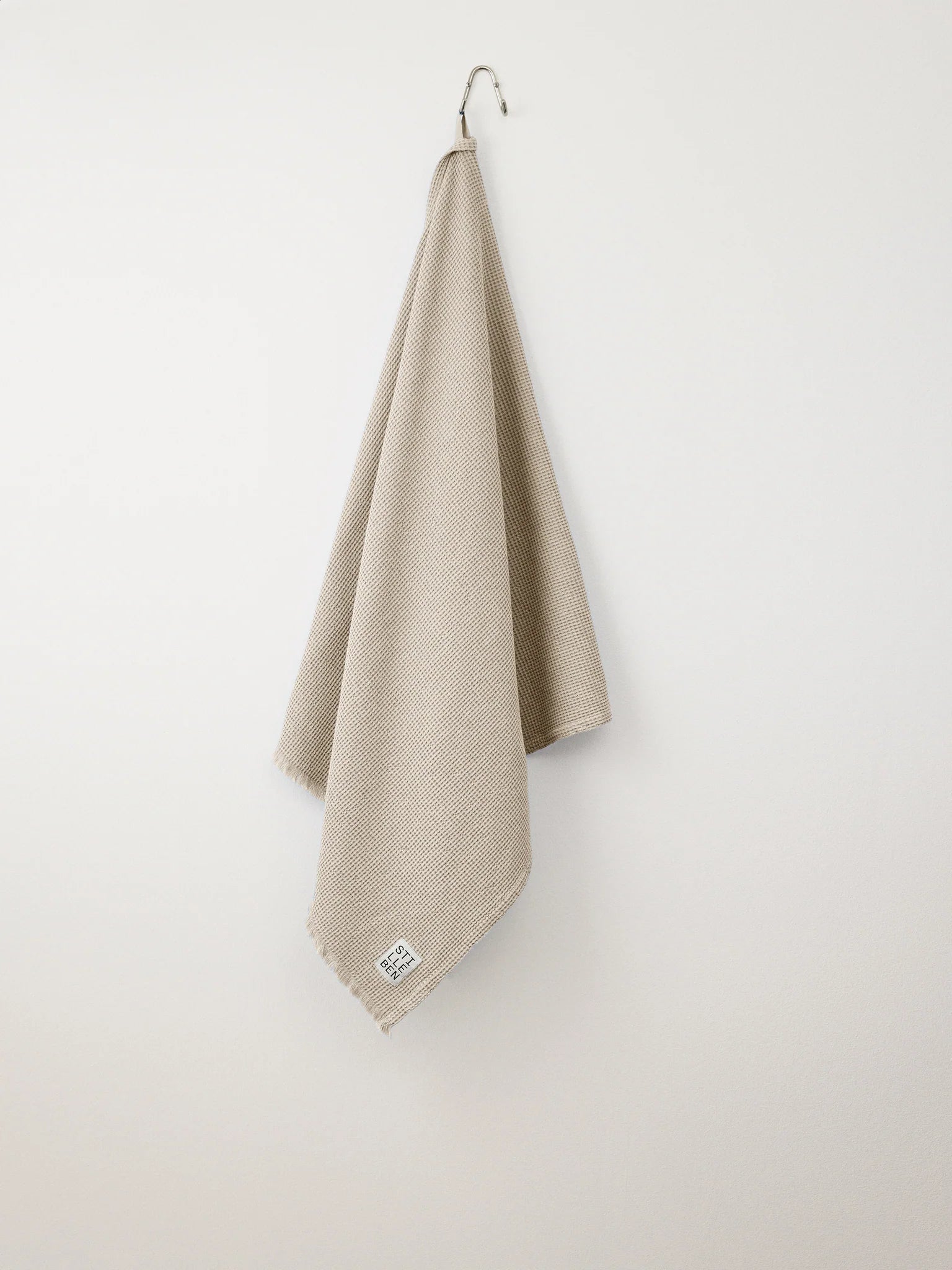 Vaflet badehåndklæde - sand