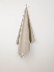 Vaflet badehåndklæde - sand