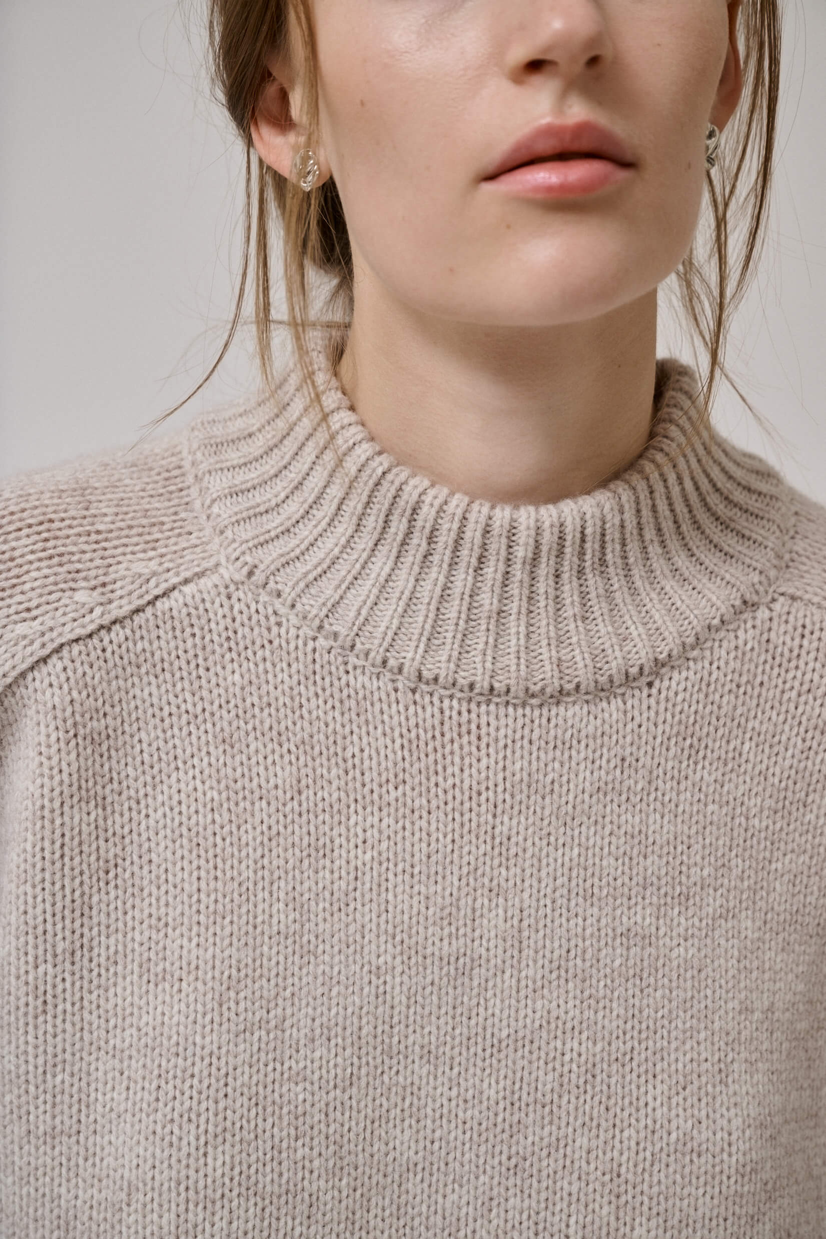 Valley knit jumper - nature white